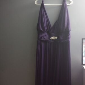 Elegant Purple Evening Dress